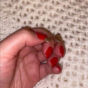 Heart rose gold ring